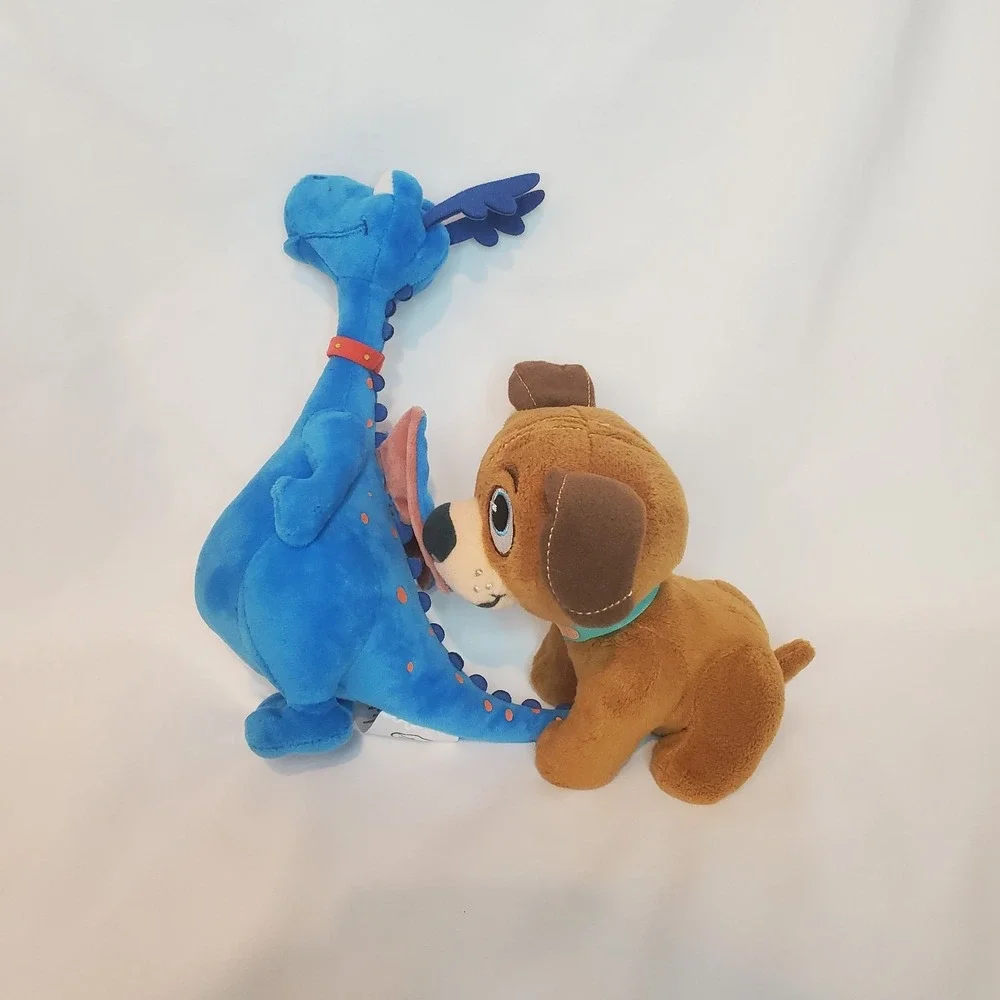 Disney Doc McStuffins Findo Puppy Dog Brown And Dragon Stuffed Animal Plush Lot